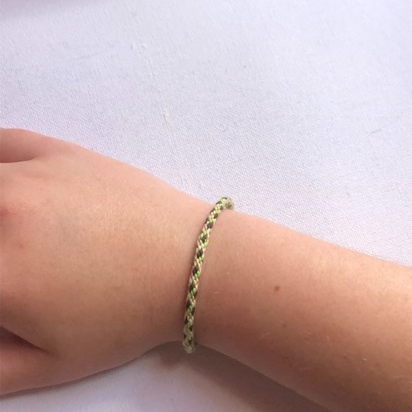 Earthy Aesthetic Kumihimo Braided Bracelet - Picture 6 of 6